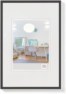 Walther Design KV030B New Lifestyle Picture Frame, 8 x 11.75 inch (20 x 30 cm), Black