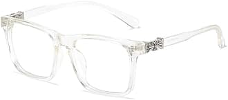 Classic Clear Lens Glasses, Eyeglasses for Man Women Thick Square Frame Eyewear
