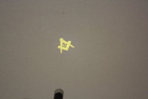 Mason Torch Light Keychain Masonic