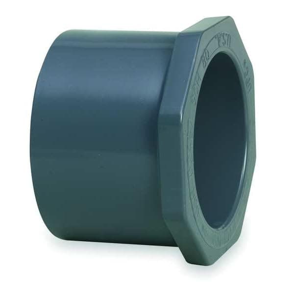 CPVC Reducer Bushing, Schedule 80, 4" - x 2" - Pipe Size, Spigot x Socket