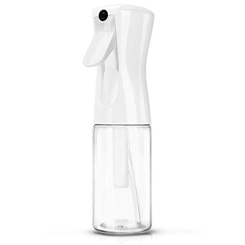 5Oz/150ml Empty Clear Spray Bottle, Continuous Fine Mist Sprayer Refillable Trigger Squirt Bottle Resistant 360 Water Misting Sprayer for Hair/Plants/Pets/Cleaning