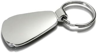 AU-TOMOTIVE GOLD Tear Drop Key Chain for Jeep Compass (Black)