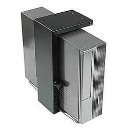 Under Desk Stationary Mini CPU Holder Computer Mount, CS-50, Fits Up to 4 Inch x 14 Inch Cases