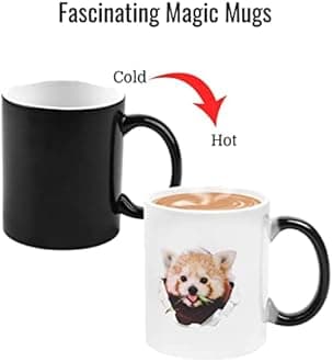 Tanglong 12-Pack 11oz Color Changing Coffee Mugs, Sublimation Mugs, Magic Mugs, Heat Sensitive Coffee Mugs, Heat Changing Mugs, Tazas Magicas Para Sublimacion