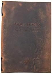 Restaurant Genuine Leather Menu Covers-Menu Holder, Cafe Menu Folder Book for Bar, Double Fold Menu Cover, Custom Wine Hard Menu Covers, Menu Folio, Menu Sleeves, Drink Menu, Menu Bar