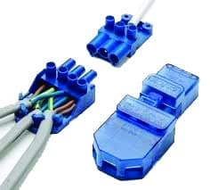 Click Flow - 250V ~ 20A Pull-Apart Connector - Blue