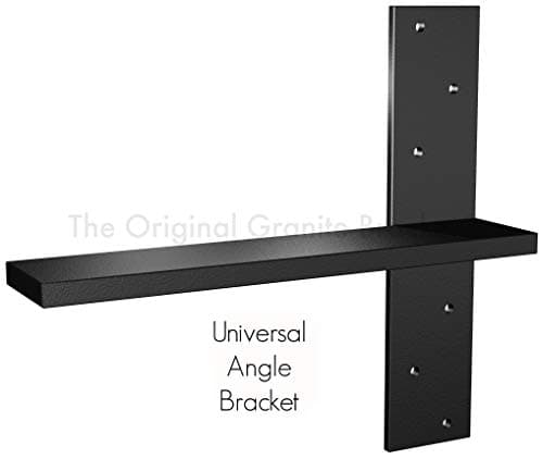 Solid Heavy Duty Steel Free Hanging Shelf Bracket, 1 Count, 26 inch Universal, DIY Projects, Made with American Steel, Hardware Included by Original Granite Bracket…