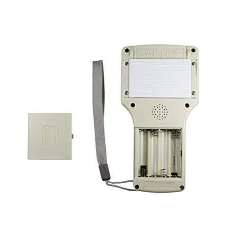 ETEKJOY Handheld 10-Frequency RFID NFC Card Reader Writer Copier Duplicator Programmer for ID IC Cards w/ 5X 125kHz Cards, 5X 125kHz keyfobs & 5X 13.56MHz UID Key fobs