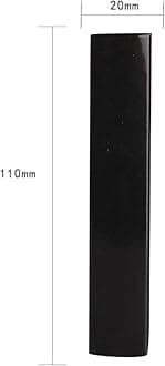 50 pieces 350gms lip gloss paper box, lipgloss mascara eyeliner packing box for DIY cosmetic, (20 * 20 * 110mm, Black)