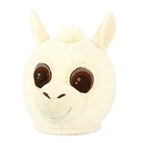 Maskimals Oversized Plush Halloween Mask - Llama