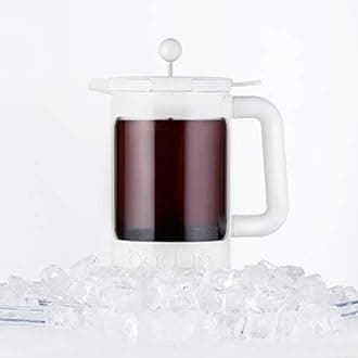 Bodum Bean Ice Coffee Maker, Black, plastic, white, 12.5x20x22.7 cm