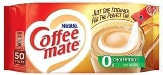 Nestles Coffee Mate Original Coffee Creamer Mini Sachets Non-dairy With 0 Cholesterol, Each 3g X Pack Of 50 Servings (From USA)
