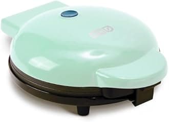 Dash DMG8100AQ 8ââ‚¬Â Express Electric Round Griddle for Pancakes, Cookies, Burgers, Quesadillas, Eggs & other on the go Breakfast, Lunch & Snacks, Aqua