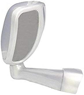 Acrylic Front Fender Bonnet Mirror SUV Wide Angle Mirror for Toyota Fortuner (White)