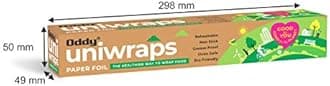 Oddy Uniwraps Food Wrapping Paper 278 mm x 20 m White