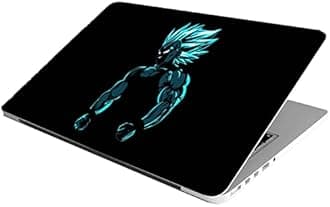 ANCIARY Laptop Skin Stickers Bubble-Free HD Quality Sticker for Laptops Upto 15.6" (Dustproof|Waterproof|Scratchproof|Reusable) - Goku BDY