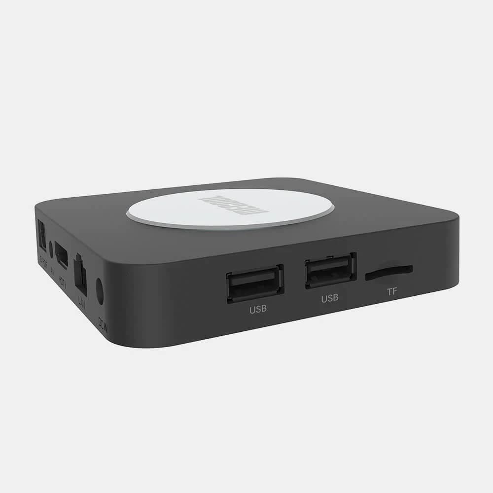 MECOOL KM2 PLUS Netflix and Google-certified 4k streaming device Android TV Smart Box are powered by S905X4-B Quad-Core A55 CPU with AV1 HDR. Runs on the latest Android TV system Android 11