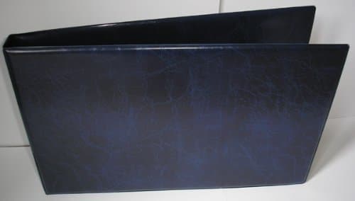 A4 Deluxe Landscape Binder in Dark Blue