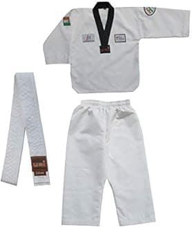 USI UNIVERSALUSI UNIVERSAL Boys Maxi Bouncer Taekwondo Dress (White3xs)