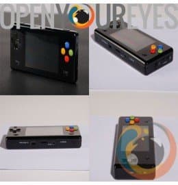 Dingoo A-380e portable Console retrogaming Rom Mame Dingux System - NERO