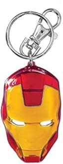 Marvel Iron Man Classic Face Color Pewter Keyring