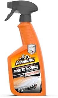Armor All Extreme Shield Protect & Shine Ceramic Wax with Color Changing Spray, 16 fl oz Bottle
