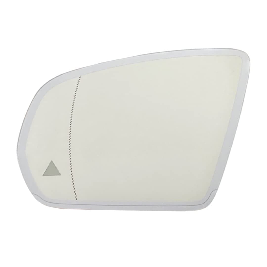 Spieg Side Mirror Glass Replacement for Mercedes Benz C E S GLC CLS Heated w/Blind Spot Monitoring w/Auto Dimming (Driver Side)