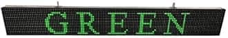 AL-QURAISH P10 Led Running/Scrolling Programable Text Message Display Board WI-FI (GREEN, 7 INCH. × 49 INCH. BOTH SIDE)