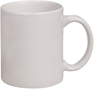 Ceramic Glossy White Coffee/Tea Mug | Ideal for Gift (325 Ml)