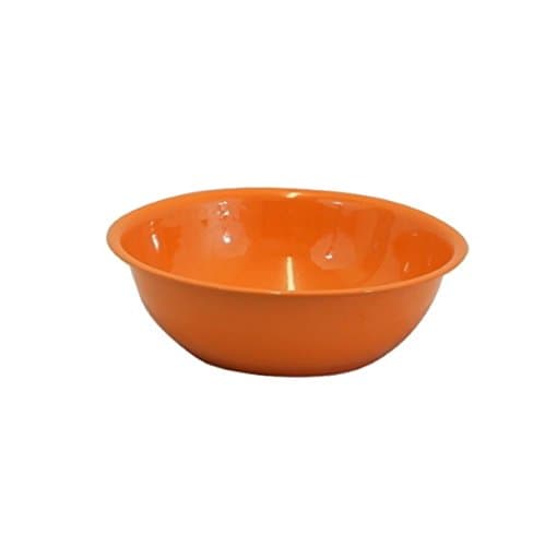 MF Small Orange Decorative Enamel Basin