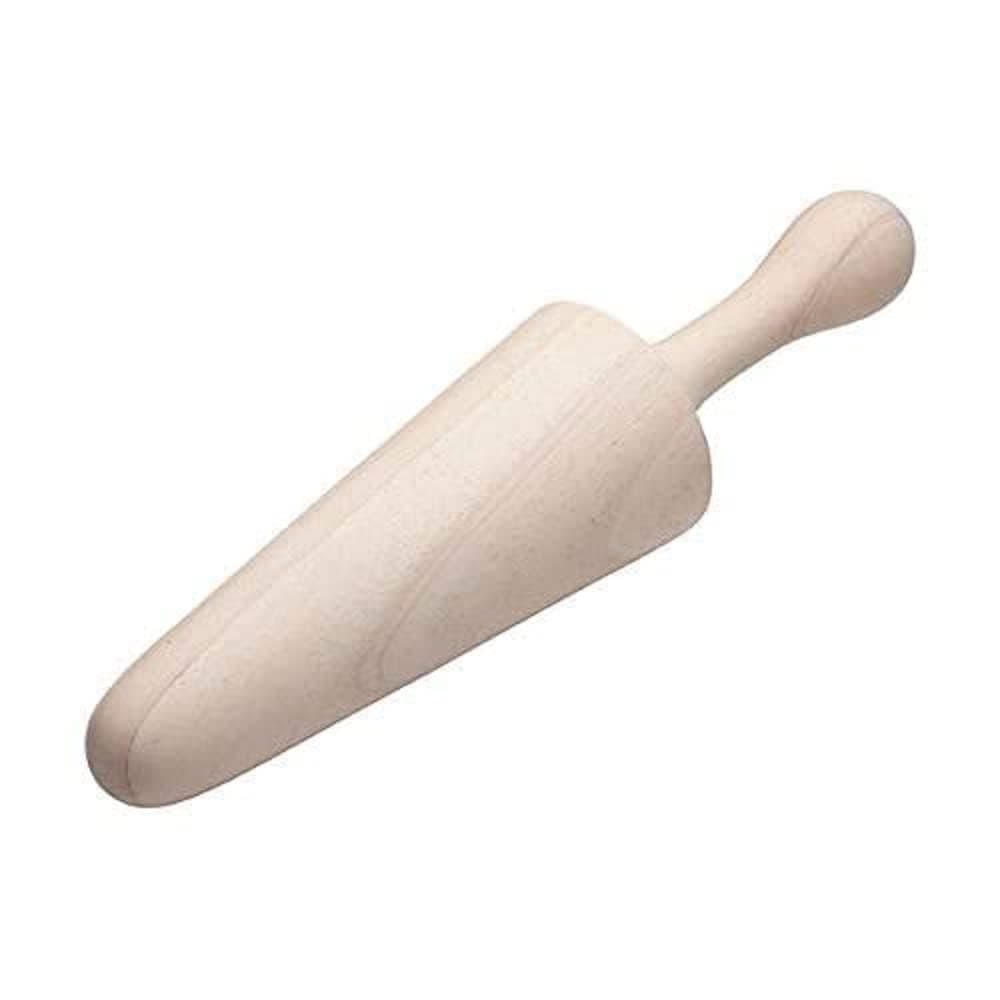 Winco WPST-13, 13-7/8'' x 3-1/8'' Wood Chinois Pestle