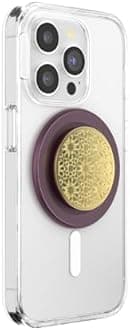 PopSockets Phone Grip for MagSafe with Kickstand, Magnetic Stand, Swappable Top, Secure Hold for iPhone MagSafe Cases, Phone & Tablet Grip - Enamel Mosiac