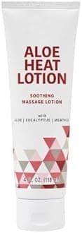 Aloe Heat Lotion, Soothing Massage Lotion with Eucalyptus and Menthol, 118 ml