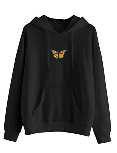 Women's Patchwork Pocket Casual Pullover Hooded Sweatshirt