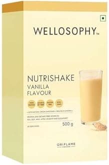 Nutrishake Vanilla Shake 500gm Wellosophy