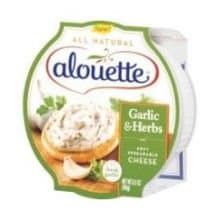 Alouette Garlic and Herb Spreadable Cheese - Bulk, 4.5 Pound -- 2 per case.