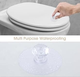 JIALTO Adhesive Clear Cabinet Drawer Knobs Hook, Diamond Crystal Shaped Pulls Handles for Wardrobe, Kitchen Cupboard, Drill Free Self-Stick Push Pull Helper Hook (Diamond Knobs, 20)