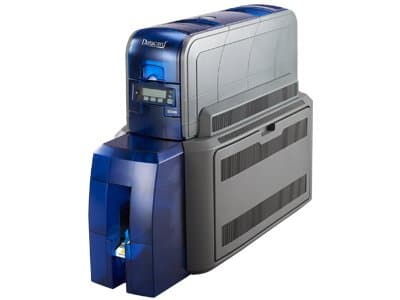 DATACARD GROUP Plastic Card Printer - Color - Duplex - dye Sublimation/Thermal Resin - CR-80 Card (3.37 in x 2.13 in) - 300 dpi up to 200 Cards/Hour (Color) - Capacity: 100 Cards - USB 2.0, LAN