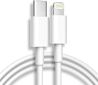 Myvn Usb-C Fast Charging Usb Cable Compatible For Iphone 12, 12 Mini, 12 Pro, 12 Pro Max, 11 Pro Max, Ipad, Ipod And Charging Adapter (White)