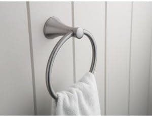 Kohler K-13435-BN Coralais Towel Ring, Vibrant Brushed Nickel