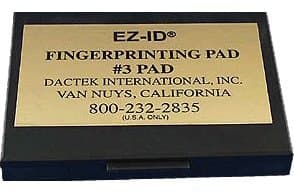 Fingerprint Pad for Roll Fingerprinting