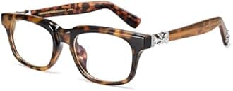 Kepoita Classic Square Glasses for Men Women Thick Frame Clear Lens Glasses Non Prescription Eyeglasses