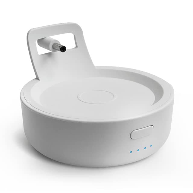 Generic AEsmart - Echo Dot 4th ßаttеrу Base for Echo Dot 4th & 5th Gen Portable ReСһаrɡеable ßаttеrу for ALEXAs Speaker Docking Station (White(no speaker))