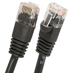NAC Wire and Cables175Ft Cat.6 Molded Snagless Patch Black