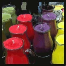 Pitcher Candles (Pink)