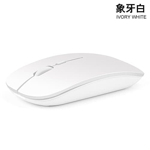 Vaevantc Mute Notebook Desktop Computer Wireless Mouse Mobile Unlimited Game Student Public Portable, B