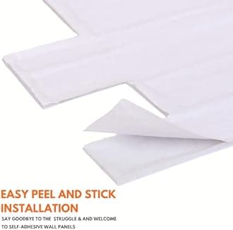 3D Wall Panels Self Adhesive - 10 Sheets Covering 49.60 sqft (4.6 sqm) Modern PVC Plastic Cladding Panel Size - 37.79 x 18.89 in (96 cm x 48 cm) – Decorative Faux Deep Red Brick Pattern