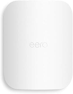 - Amazon eero Outdoor 7 dual-band mesh wifi router (newest model), Weatherproof rating of IP66, Coverage up to 15,000 sq. ft. outdoors, 1-pack, Includes 30W PoE+ adapter