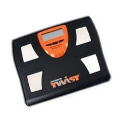 Ab Doer Twist - Body Analyzing Scale (Black/silver, LCD, Floor Scale, 150kg Max)