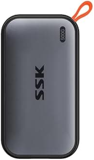 SSK-SD500 External Solid State Drives (Light Grey, 500, GB)